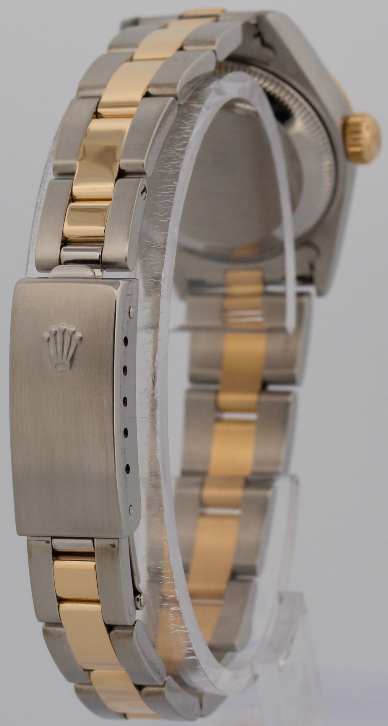 PAPERS Ladies Rolex DateJust FACTORY METEORITE DIAMOND 18K Steel 26mm 79163 BOX