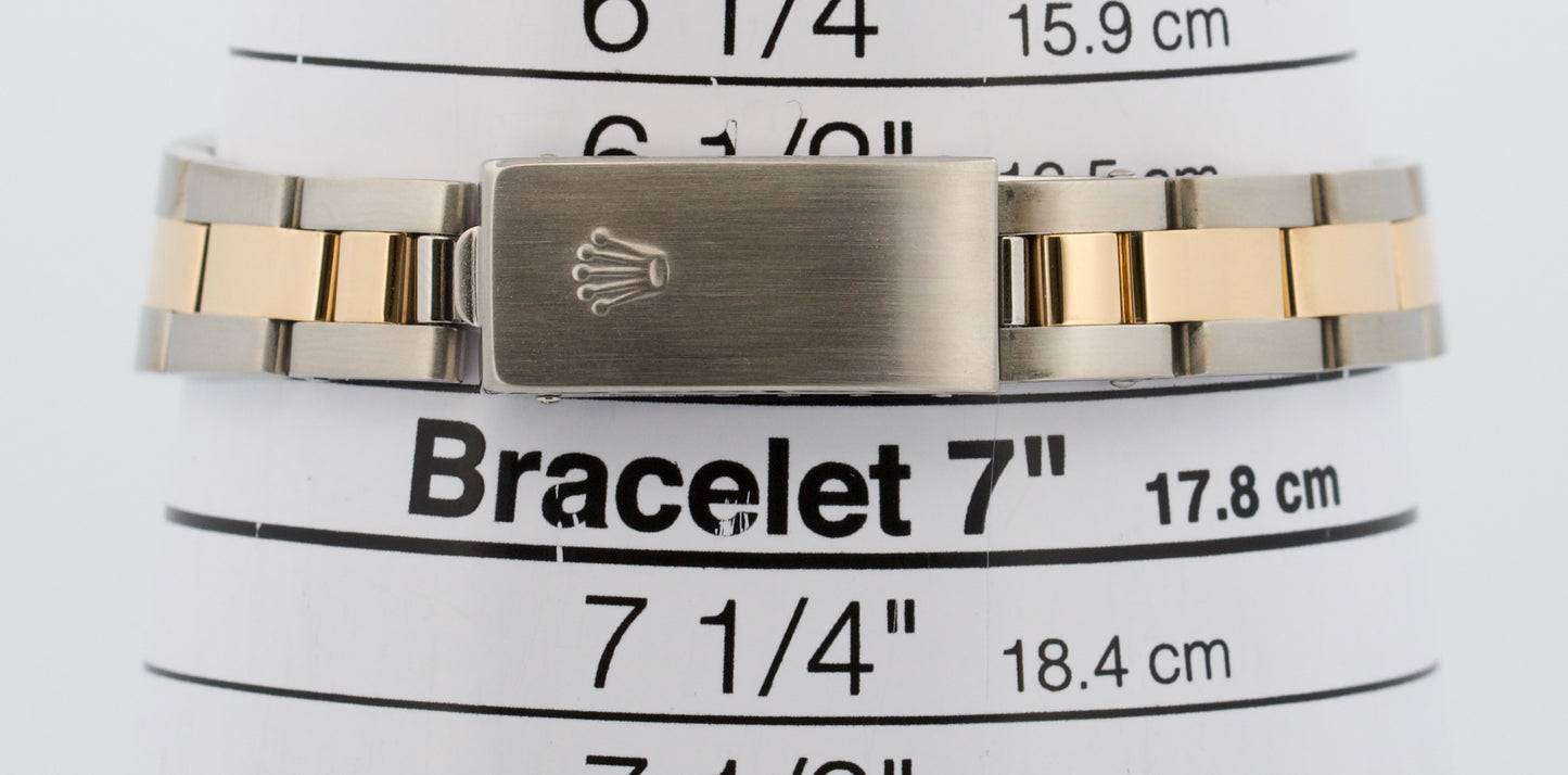 PAPERS Ladies Rolex DateJust FACTORY METEORITE DIAMOND 18K Steel 26mm 79163 BOX