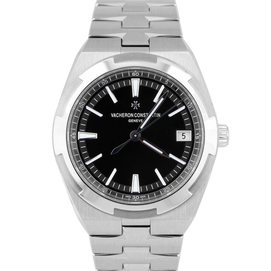 2023 NEW PAPERS Vacheron Constantin Overseas Black 41mm Steel 4500V Watch B+P