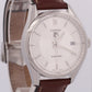 MINT Tag Heuer Carrera Date Calibre 5 Steel SILVER 38mm Leather WV211A-0 Watch