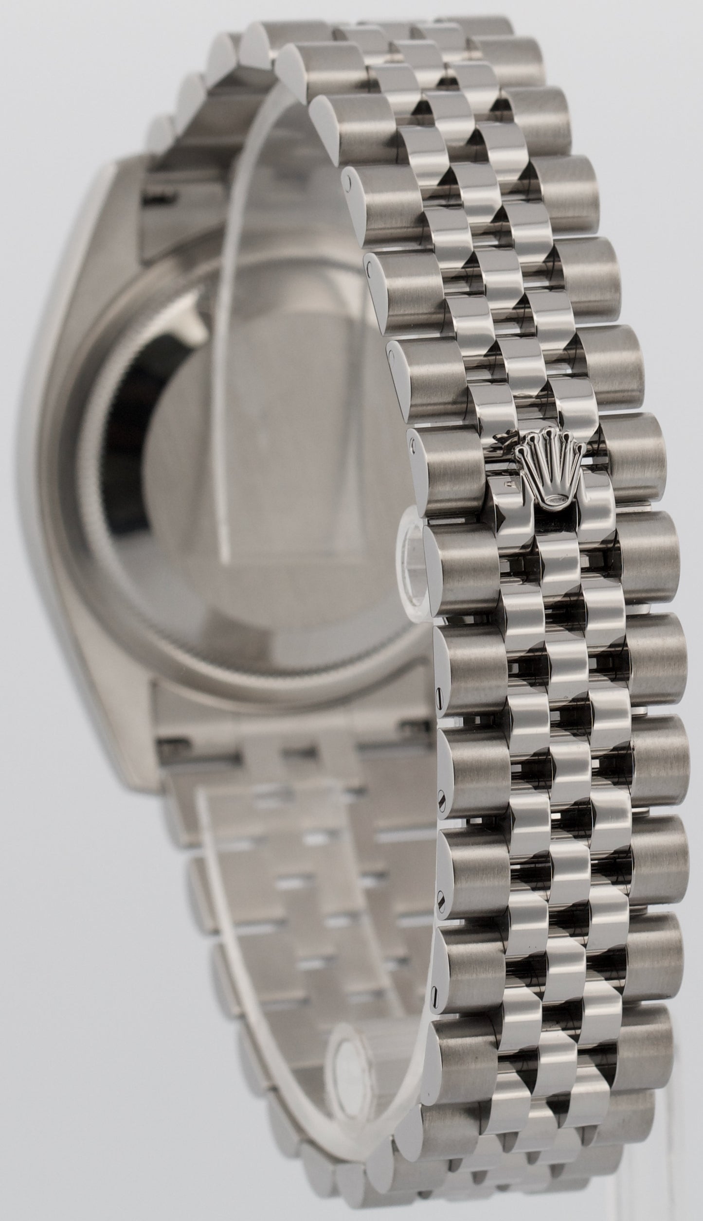 Rolex DateJust 36 TUXEDO Black Silver Steel JUBILEE 36mm RED ROULETTE 116200