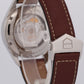 MINT Tag Heuer Carrera Date Calibre 5 Steel SILVER 38mm Leather WV211A-0 Watch