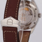 MINT Tag Heuer Carrera Date Calibre 5 Steel SILVER 38mm Leather WV211A-0 Watch