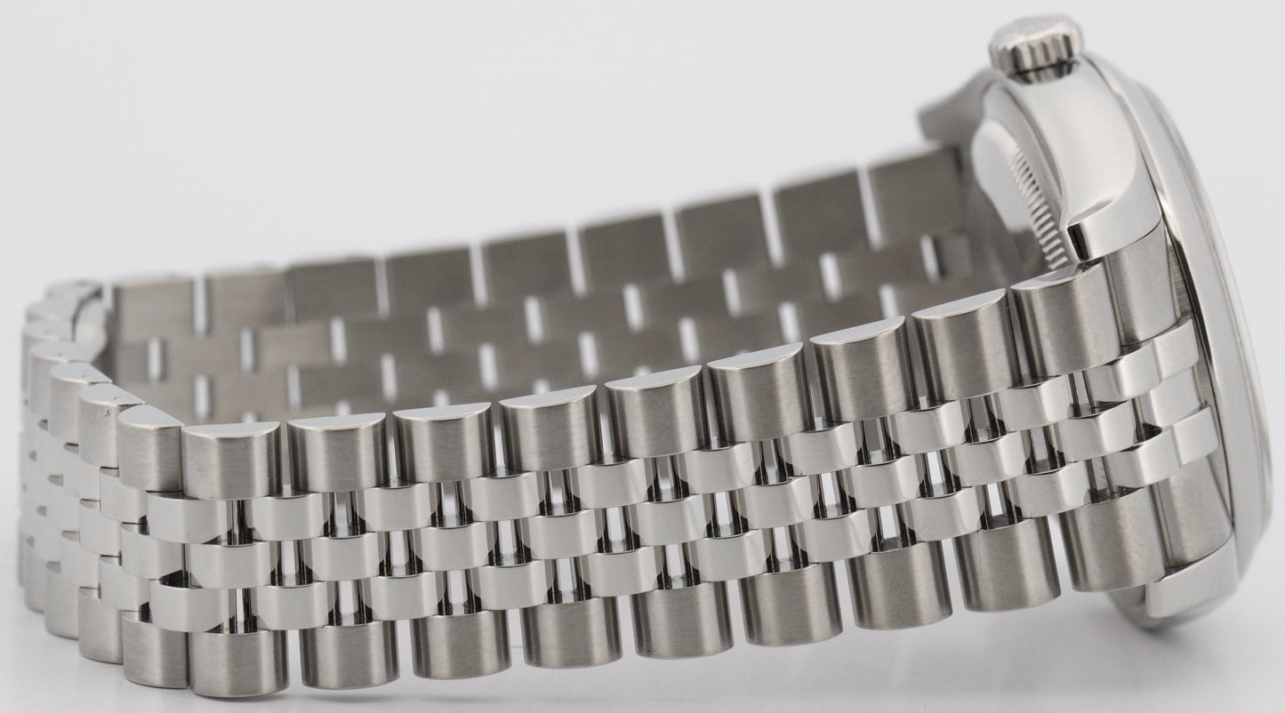 Rolex DateJust 36 TUXEDO Black Silver Steel JUBILEE 36mm RED ROULETTE 116200