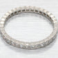 Antique Art Deco 0.20ctw Single Cut Diamond Wedding Band Ring - Platinum