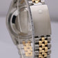 Rolex DateJust 36mm CHAMPAGNE Two-Tone 18K Gold NO HOLES JUBILEE 16233 Watch