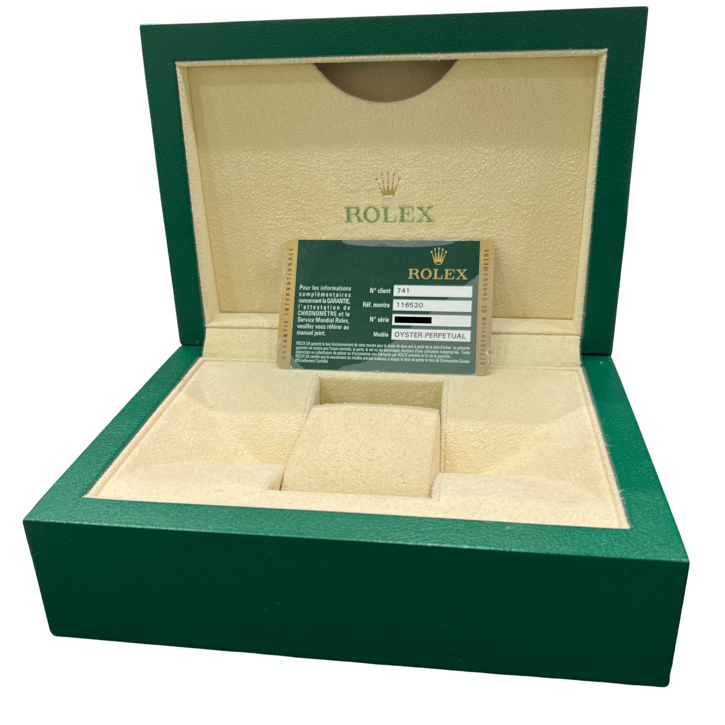 PAPERS Chromalight Rolex Daytona Cosmograph Black Steel Watch 40mm 116520 BOX