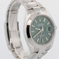 2022 PAPERS Rolex DateJust 41 MINT GREEN Stainless Steel 41mm 126300 Watch BOX
