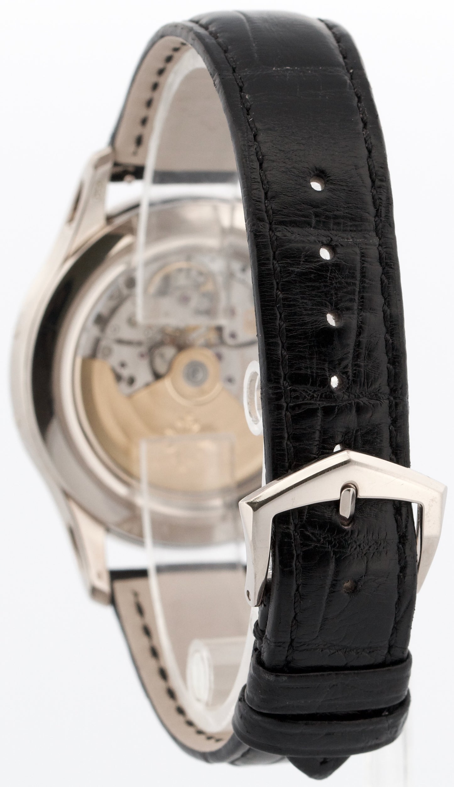 Patek Philippe Annual Calendar 18K White Gold GRAY SILVER Leather 40mm 5205G