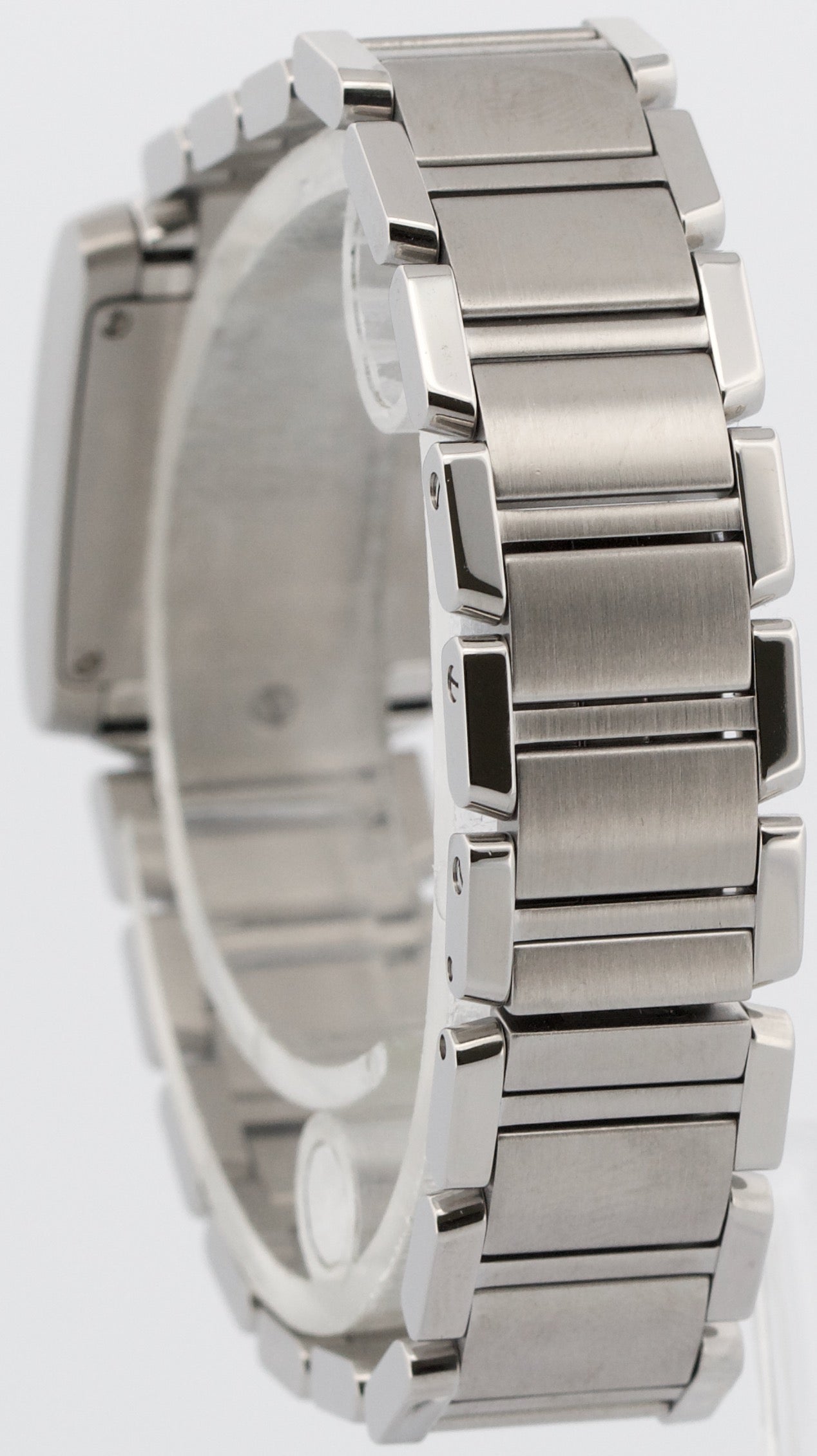 Cartier Tank Francaise 20mm IVORY ROMAN Quartz Stainless Steel W51008Q3 3217