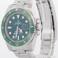 MINT PAPERS Rolex Submariner Date HULK Green Stainless Steel 40mm 116610 LV BOX