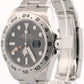 2025 RSC PAPERS Rolex Explorer II BLACK Stainless Steel Orange 42mm Watch 216570