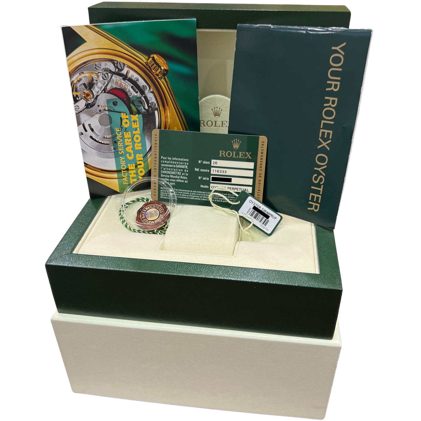 PAPERS Rolex Datejust II WIMBLEDON Rhodium Steel 18K Yellow Gold 41mm 116333 BOX