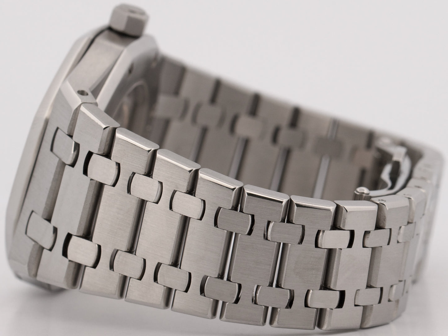Audemars Piguet Royal Oak WHITE 39mm Stainless Steel Date Watch 15300ST