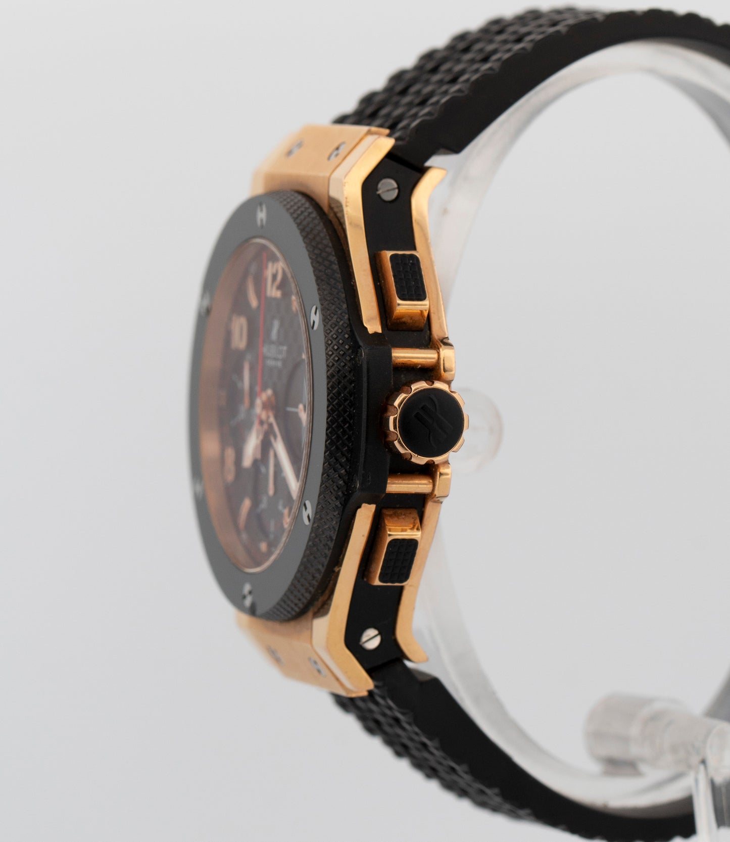 PAPERS Hublot Big Bang Black 341.PB.131.RX 18K Rose Gold Ceramic 41mm Watch BOX