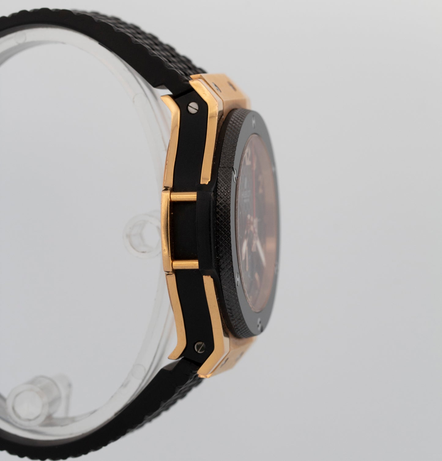 PAPERS Hublot Big Bang Black 341.PB.131.RX 18K Rose Gold Ceramic 41mm Watch BOX