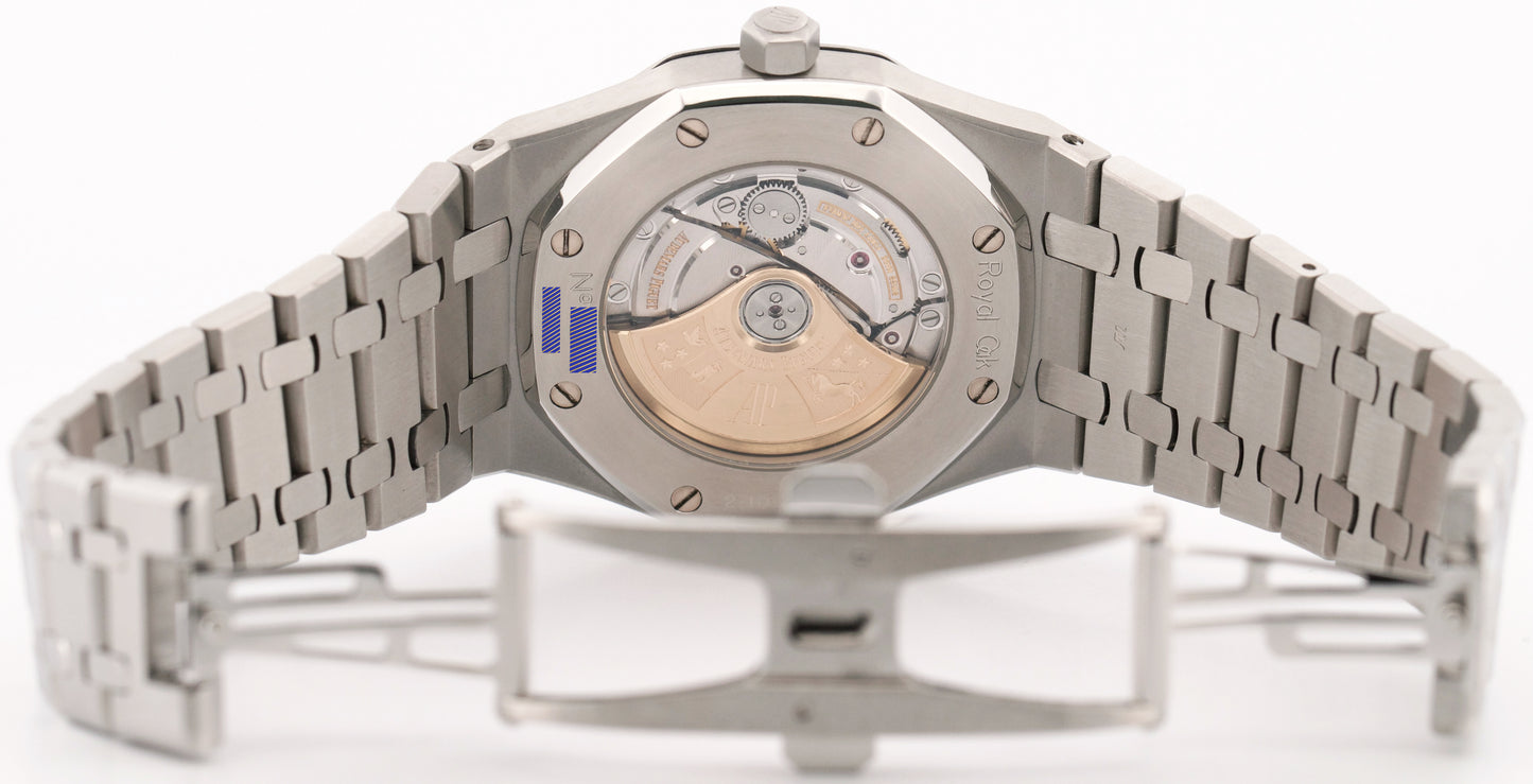 Audemars Piguet Royal Oak WHITE 39mm Stainless Steel Date Watch 15300ST