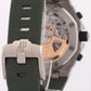 PAPERS Audemars Piguet Royal Oak Offshore GREEN Rubber 42mm TITANIUM 26238TI BOX