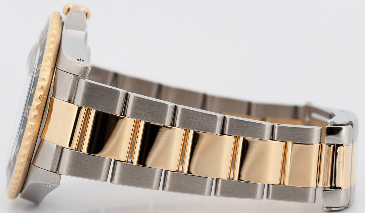 2024 RSC Rolex GMT-Master II BLACK 18K Yellow Gold Stainless Steel 40mm 16713