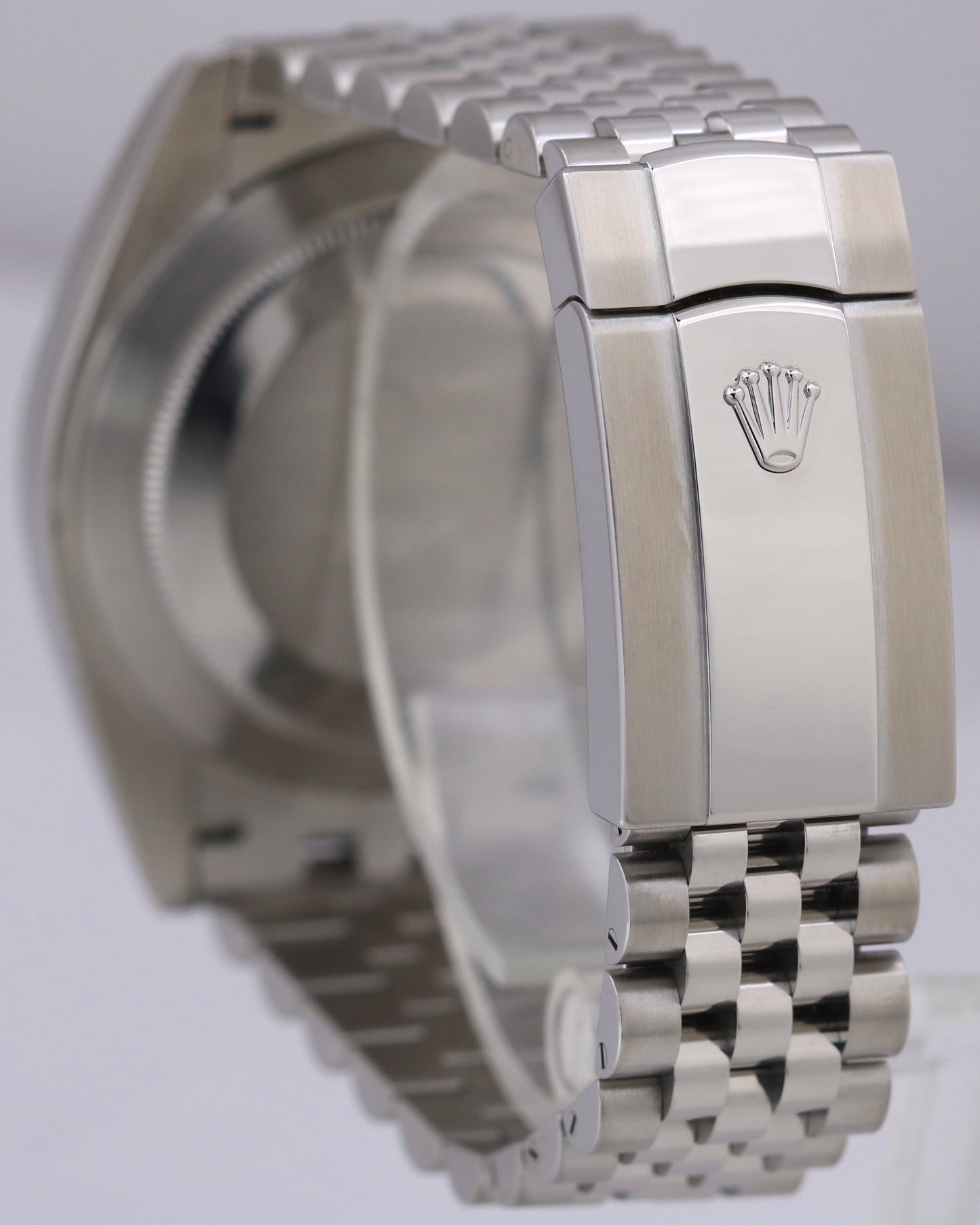 MINT 2023 Rolex DateJust 41 WIMBLEDON Rhodium 18K Steel Fluted JUBILEE 126334