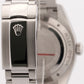 Rolex Milgauss BLACK Orange Steel Green Crystal 40mm Smooth Oyster 116400 GV