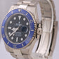 Rolex Submariner Date 41 COOKIE MONSTER 18K White Gold BLUE 41mm 126619 LB BOX