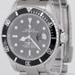 MINT Rolex Submariner Date 40mm Black Stainless Steel Automatic Watch 16610