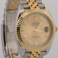 2017 PAPERS Rolex DateJust CHAMPAGNE DIAMOND 18K Steel JUBILEE 41mm 126333 BOX