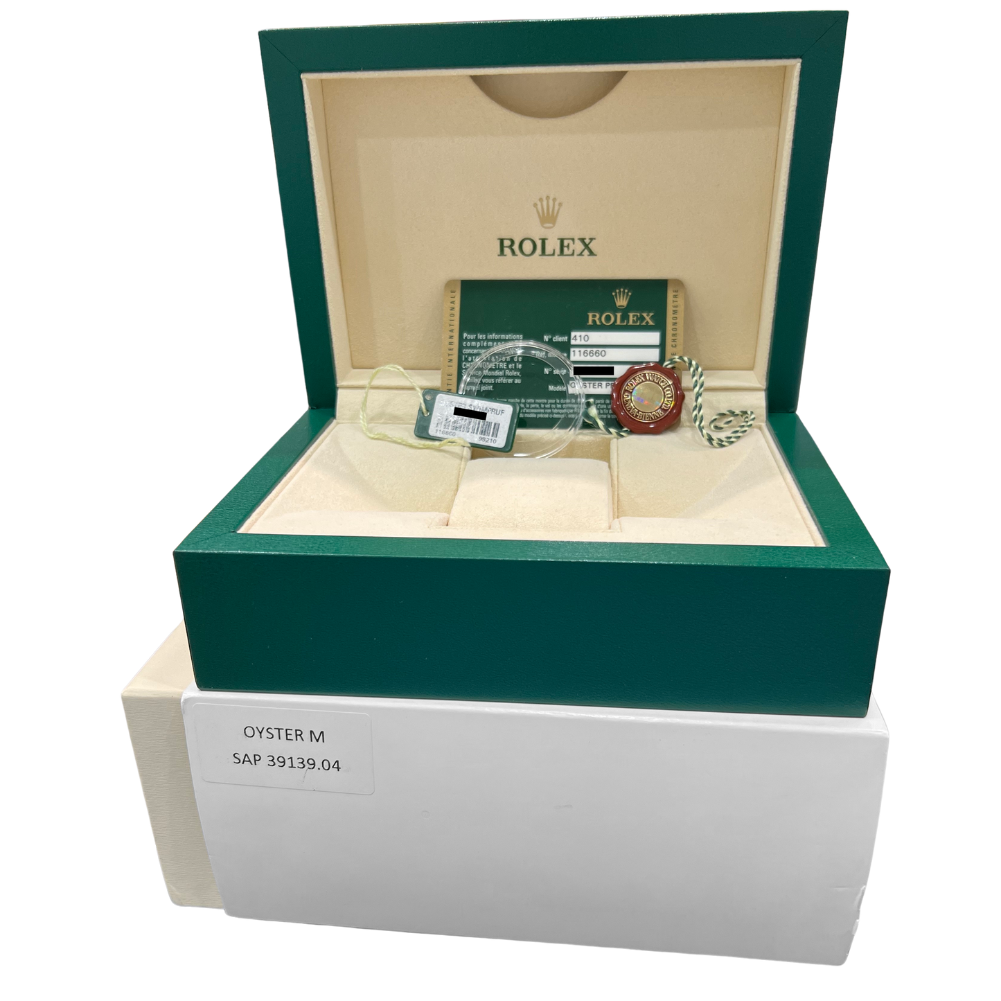 PAPERS Rolex Sea-Dweller Deepsea 116660 BLACK 44mm Ceramic Steel Dive Watch BOX
