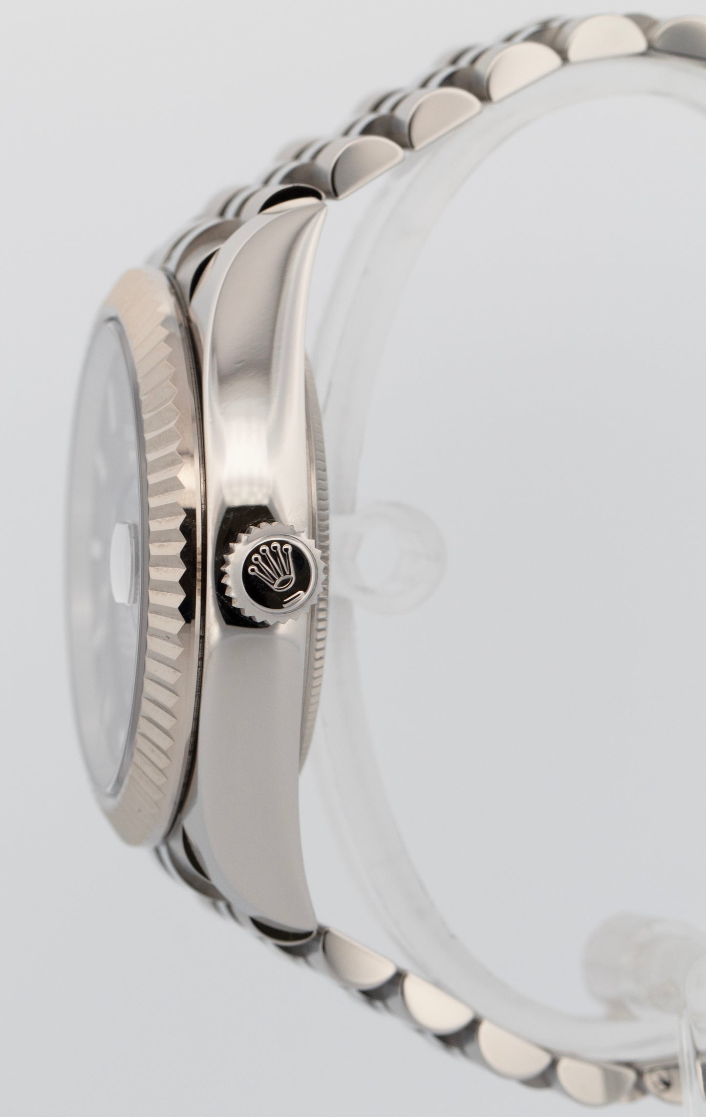 2022 PAPERS Rolex Sky-Dweller BLUE Steel 18K White Gold 42mm JUBILEE 326934 BOX