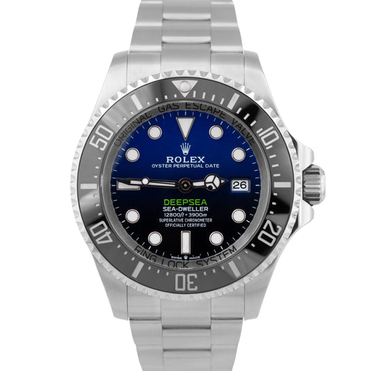 RSC PAPERS Rolex Sea-Dweller Deepsea James Cameron Blue 44mm Watch 126660 BOX