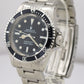 1982 Rolex Submariner Black 40mm Stainless Steel Automatic Oyster Watch 5513