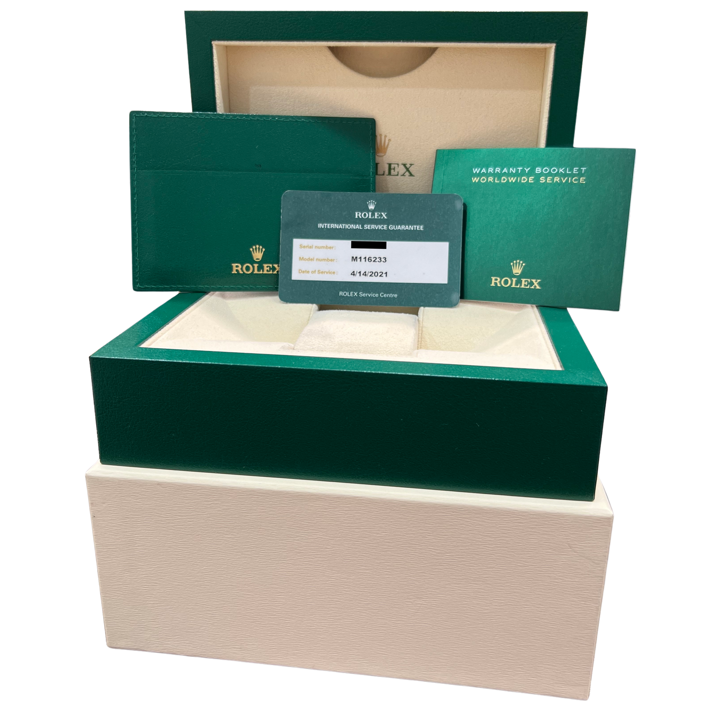 Rolex DateJust 36mm JUBILEE DIAMOND Two-Tone Yellow Gold Steel 116233 Watch BOX