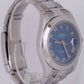 MINT Rolex DateJust II 41mm AZZURRO BLUE ROMAN Stainless Steel Oyster 116300