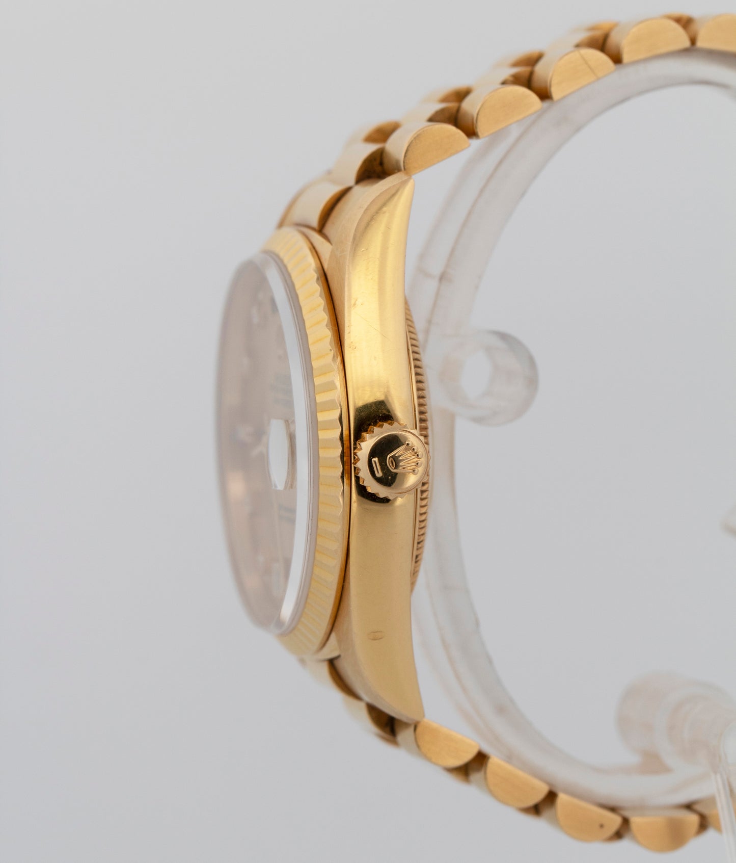 1994 PAPERS Rolex Day-Date President CHAMPAGNE 18K Yellow Gold 36mm 18238 Watch