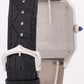 MINT PAPERS Cartier Santos Dumont SILVER Leather Quartz 4228 WSSA0022 31.4mm BOX