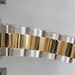 2005 PAPERS Rolex Submariner Date BLUE NO-HOLES Two-Tone Gold 40mm 16613 LB BOX