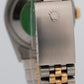 1993 PAPERS Rolex DateJust WHITE Two-Tone 18K Yellow Gold 36mm 16233 Watch BOX