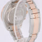 Rolex Yacht-Master II 44mm BLUE HANDS Two-Tone 18K Rose Gold Steel 116681 Watch