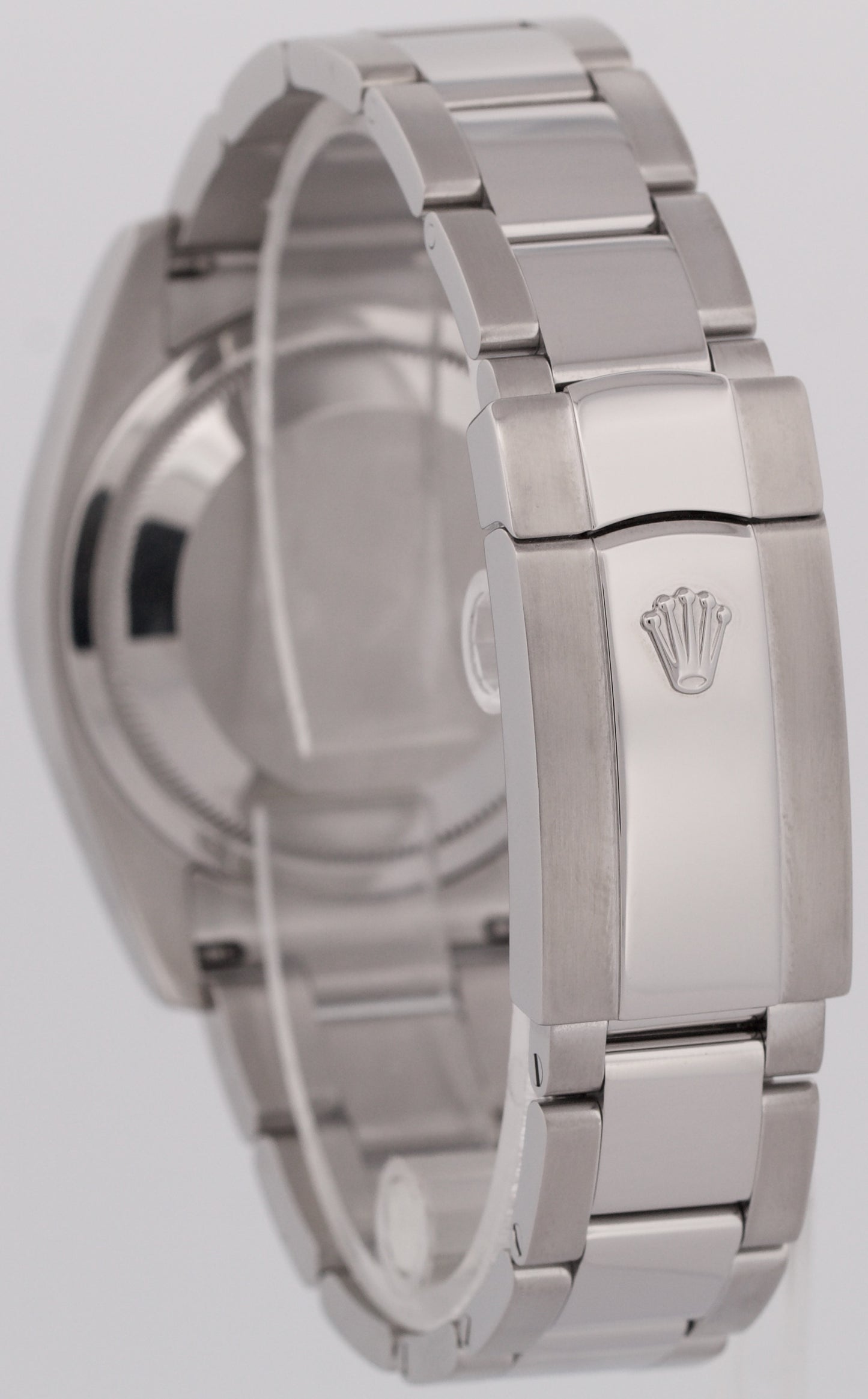 Rolex DateJust 36 BLACK ROMAN Stainless Steel Oyster 36mm Watch 116200