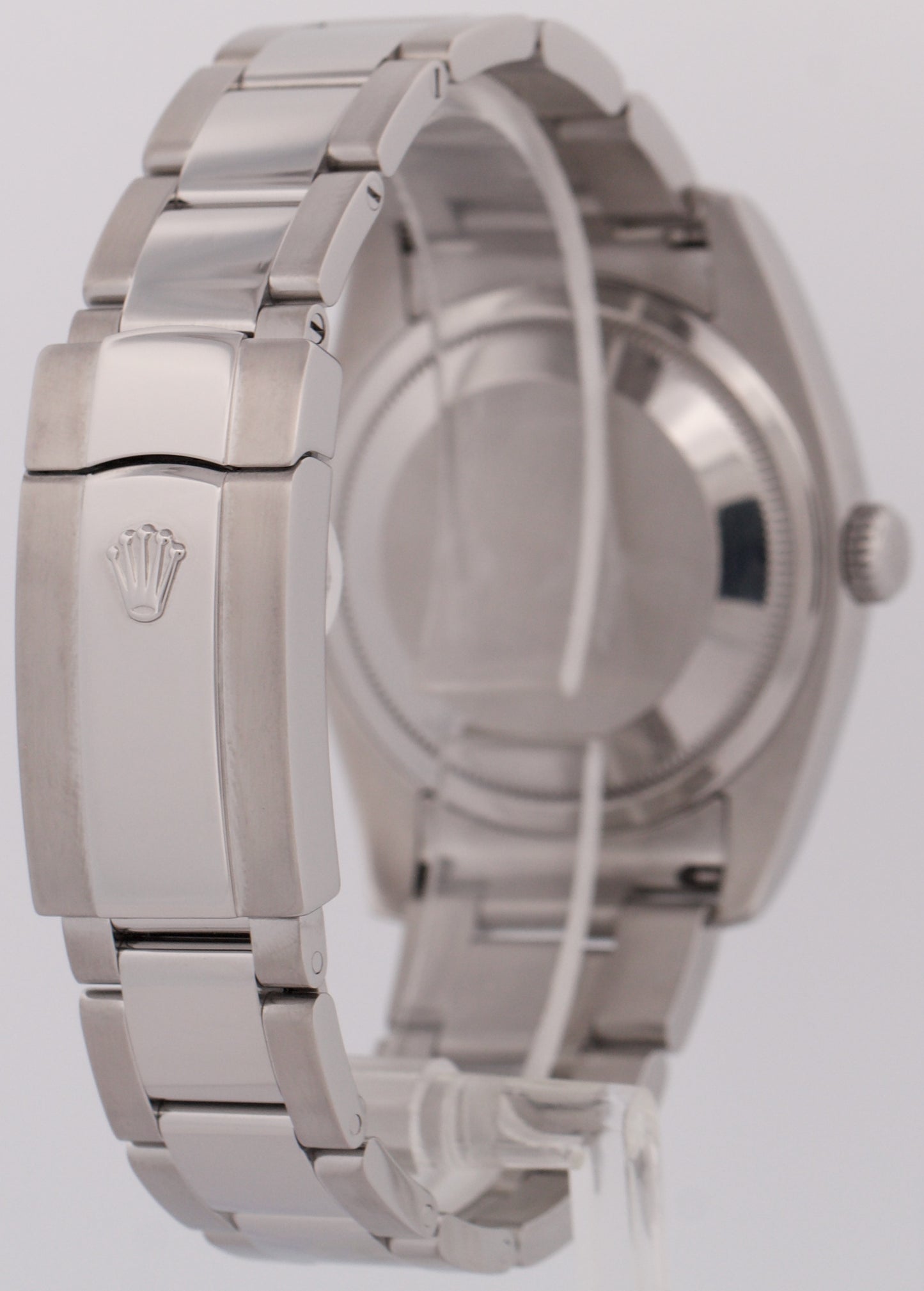 Rolex DateJust 36 BLACK ROMAN Stainless Steel Oyster 36mm Watch 116200