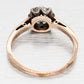 Antique Art Nouveau 1.35ct Rose Cut Diamond Engagement Ring - 14k Rose Gold