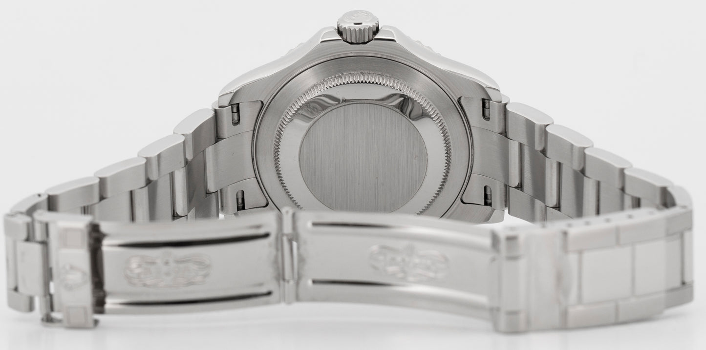 2005 PAPERS Rolex Yacht-Master Platinum Stainless Steel 40mm 16622 Watch BOX