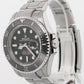 2021 PAPERS Rolex Sea-Dweller Red BLACK Stainless Steel 43mm 126600 Watch BOX