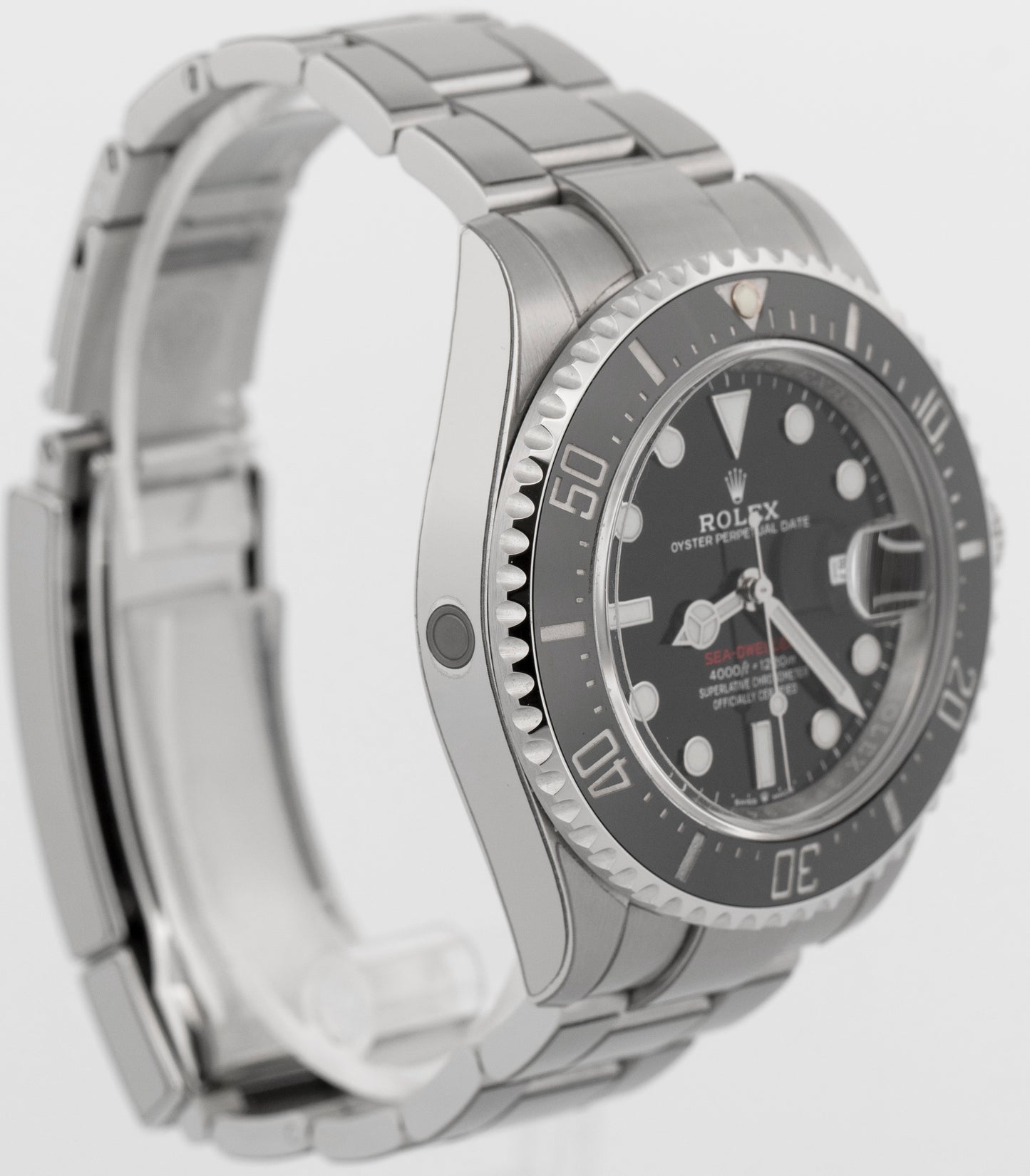 2021 PAPERS Rolex Sea-Dweller Red BLACK Stainless Steel 43mm 126600 Watch BOX