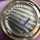VINTAGE Vacheron Constantin 35mm SILVER 18K Yellow Gold Manual Leather 6515