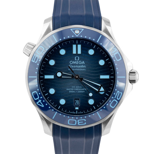 PAPERS Omega Seamaster 42mm Blue Ceramic Steel Watch 210.32.42.20.03.002 B+P