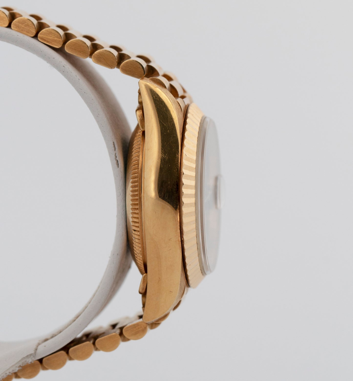 UNPOLISHED Rolex DateJust FACTORY ONYX President 26mm 18K Gold 69178 Watch