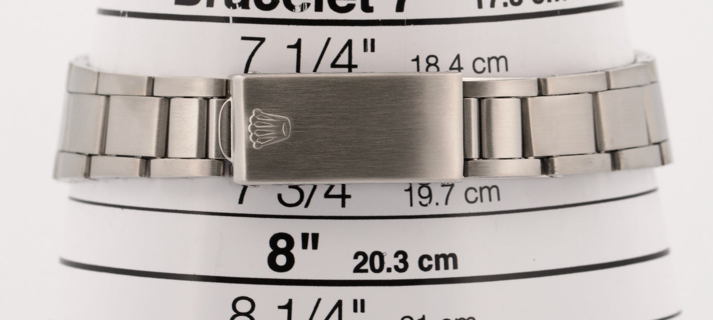 Rolex Oyster Perpetual Air-King BLUE Stainless Steel Oyster 34mm 5500 Watch