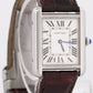 Ladies Cartier Tank Solo Small Steel 31mm x 23mm Quartz Leather 3170 / W5200005